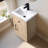 Avignon 20" Single Sink Freestanding Bathroom Vanity with Ceramic Top-114248502