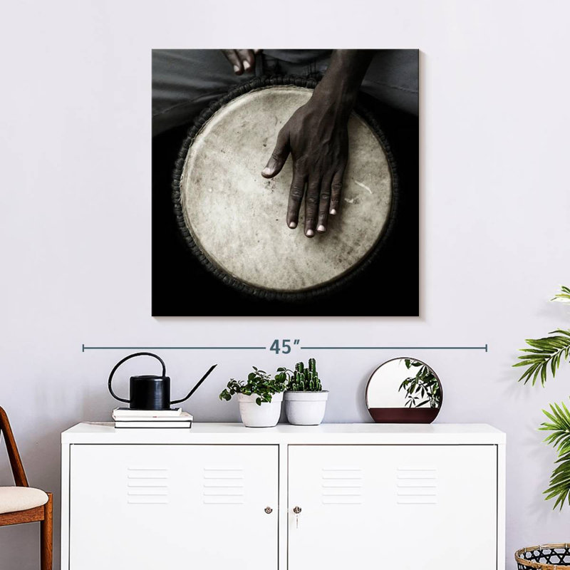 Abarca Djembe Drum, 30" H x 30" W