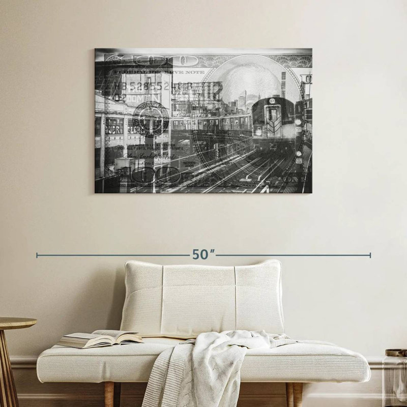 Sireci Manhattan Dollars Line 7, 26" H x 39" W