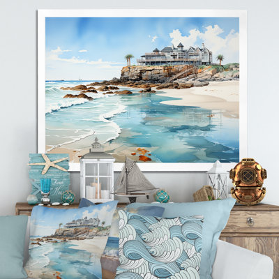 Pinder - Coastal Pier, art mural