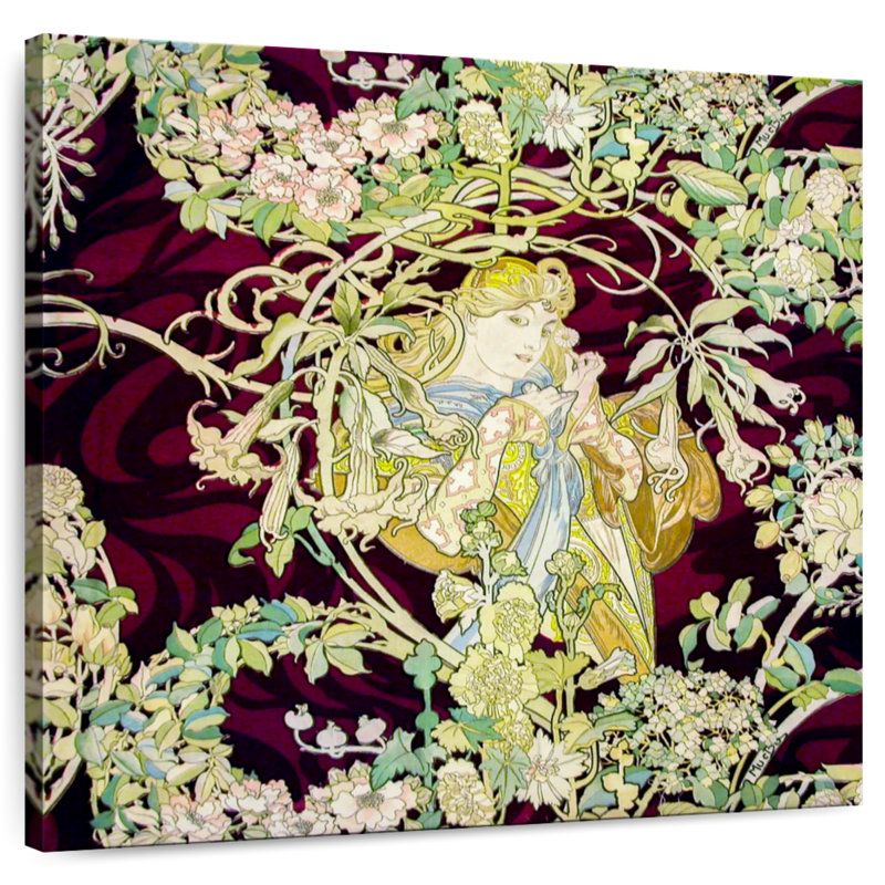 Femme Leisha avec marguerite 1898-1900