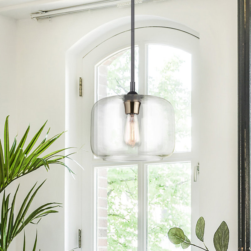 Luminaire suspendu tambour 1 lumière