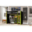 Lit mezzanine en bois avec bureau-828620709
