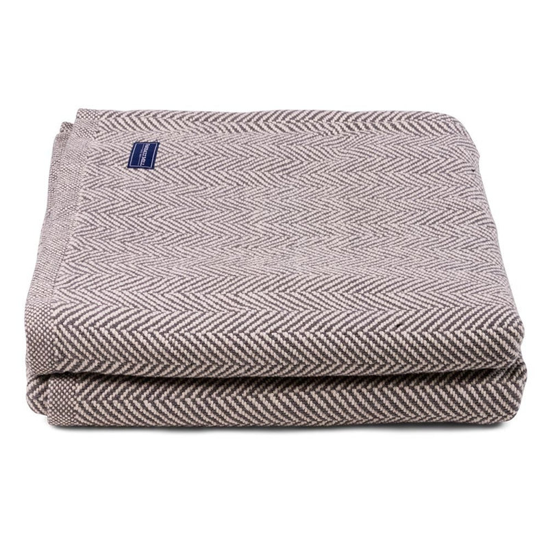 Couverture en coton Coastal Penobscot, 80 po x 96 po, Mauve clair