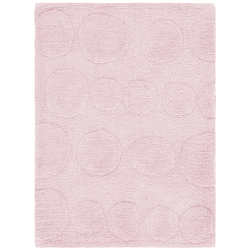 Easy Care 227 Hand Tufted Recycled Cotton Machine Washable Geometric Shapes Indoor Use Only Rug, Rectangle 5' x 8'