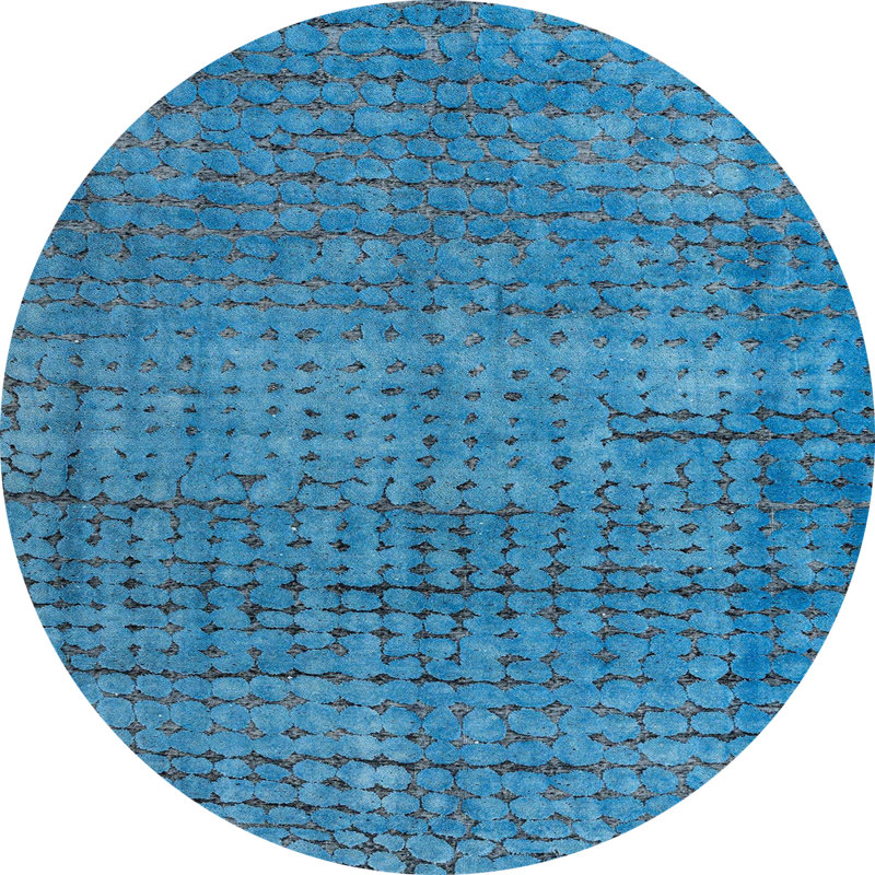 Tapis abstrait moderne 4405, Rond 5 pi