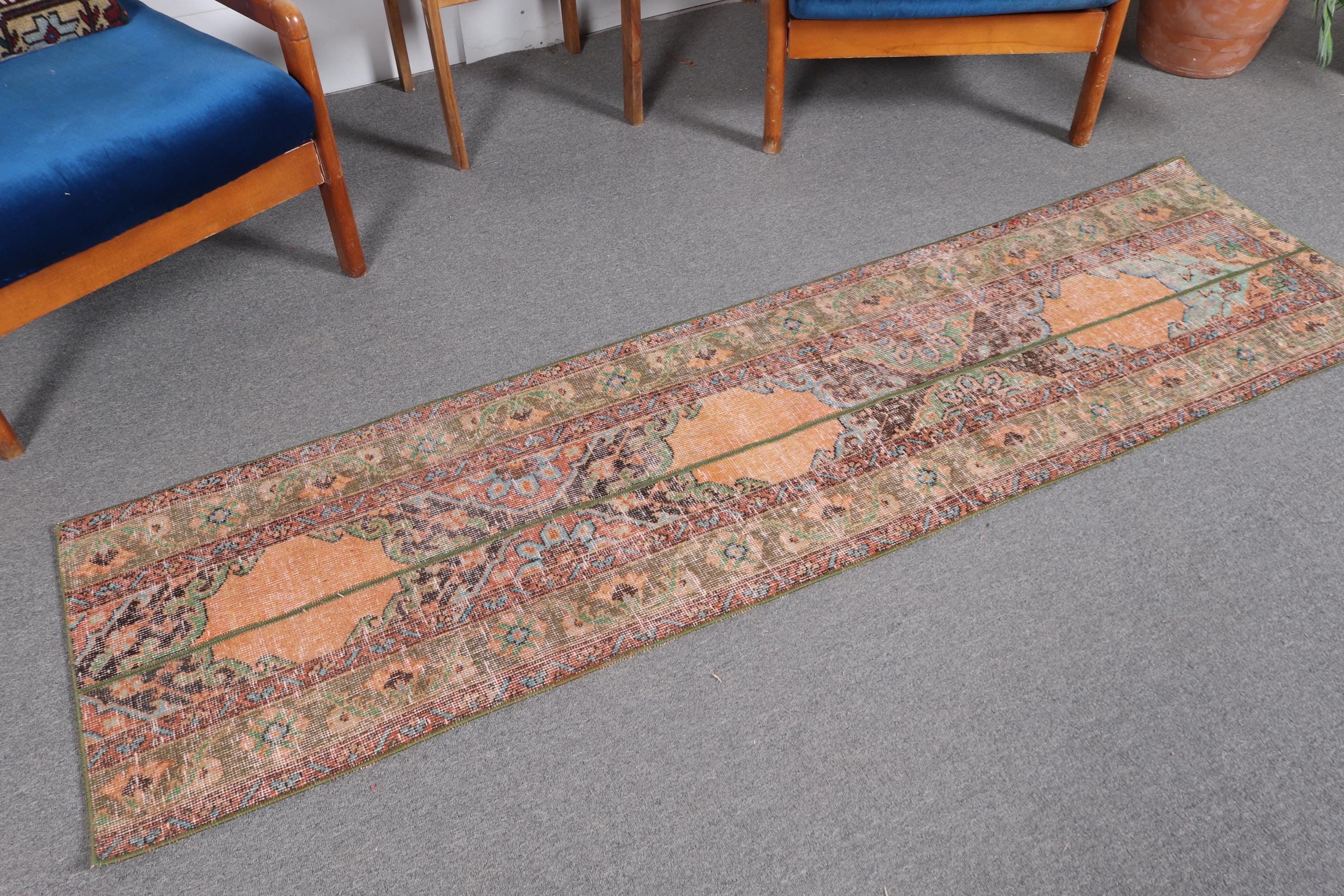 kayra export Handwoven Vintage Turkish Patchwork Runner Rug in Vibrant ...