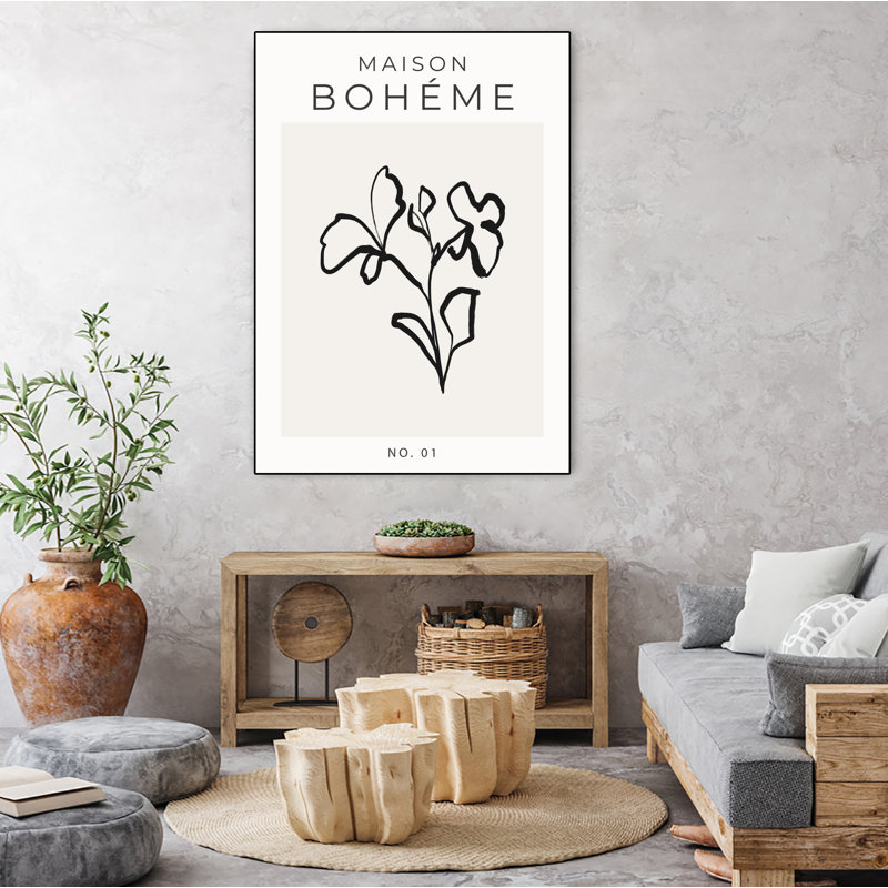 Maison Bohème No.1, toile encadrée, H 24 po x l 18 po