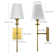 Dimmable Indoor Wall Sconces Iron Wallchiere Vanity Lighting Fixtures(Set of 2)
