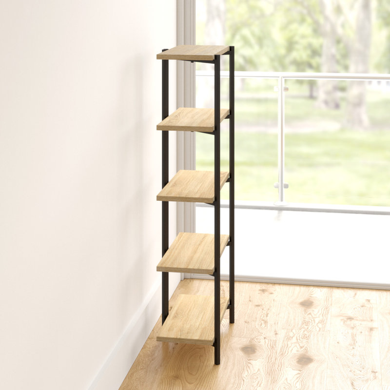 Humphrey 150.7cm H x 60cm W Iron Etagere Bookcase