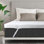Surmatelas rafraîchissant en mousse viscoélastique gélifiée 3 po avec housse amovible