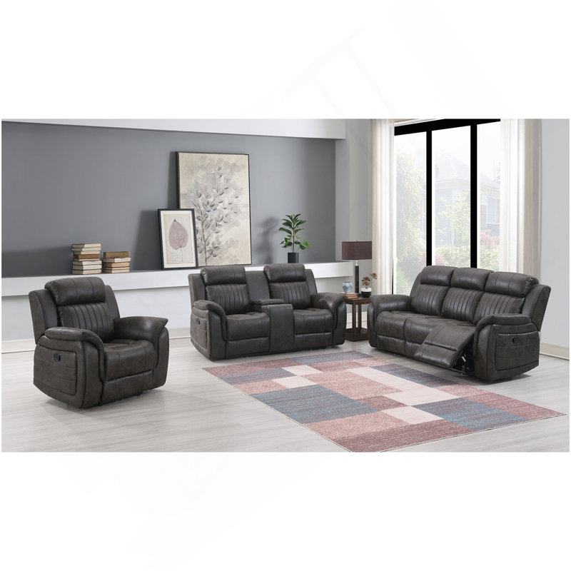 Fauteuil inclinable gris Steban