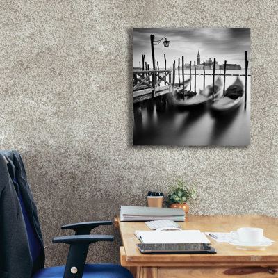 «Venice Gondolas» par Nina Paponcek, art mural sur toile