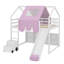 Structure de lit en mezzanine avec tente-930137514-930137513