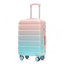 14 "/ 20" 2 pièces / ensemble dans un bagage à roulettes pour PC, valise de cabine, avec couleur dégradée et serrure à combinaison