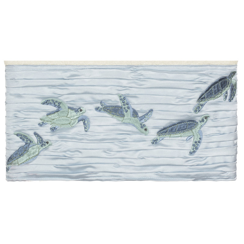 Serviette de bain en coton turc à ornements Mia, Crème