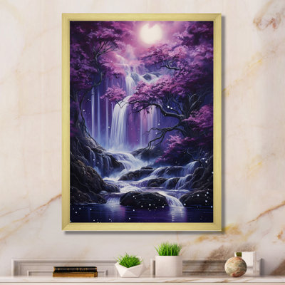 Reproduction d'art sur toile surréalisme prune cosmique surréalisme II