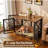 48 Inch Heavy Duty Wooden Dog Crate Furniture for XLarge Dogs - Double-Door Kennel with Modern End Table Design-858359770