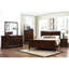 Lit double en cerisier brun, meubles en bois de style traditionnel pour un sommeil paisible et rafraîchissant-1107404688-1107404690