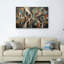 Ensemble de 1 toile murale abstraite d'architecture-130539873-130539877