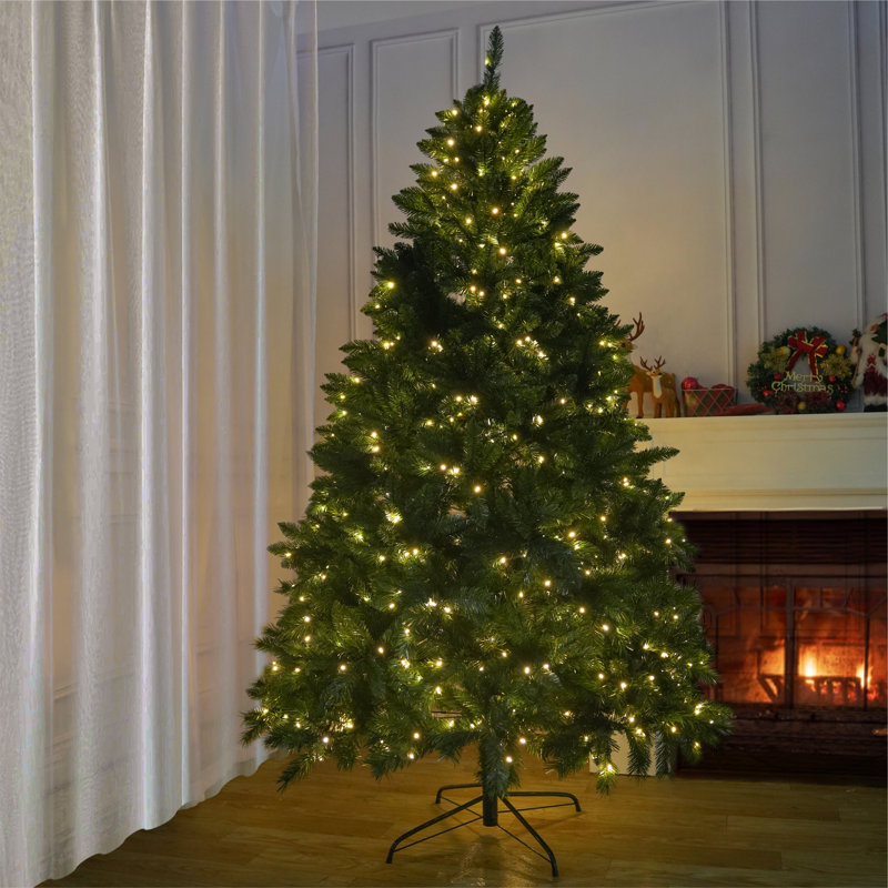 Sapin de Noël lumineux Cecelia, 5', Illuminée