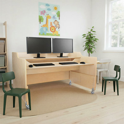 Adjustable Height Student Computer Desk