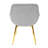 Matthew Leather Dining Chair, Modern Mid Century Accent Chair with Armrests and Iron Legs, Faux Leather Upholstered Kitchen Desk Chair for Dining Room, Living Room, Office Furniture-123223576-92166739