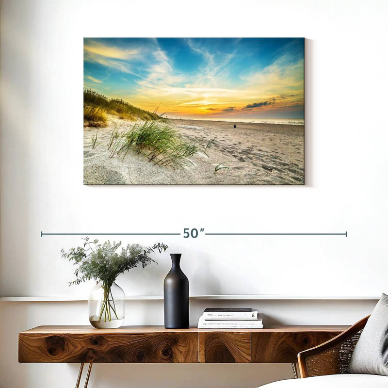 Dunes de sable de plage polies, H 24 po x l 36 po