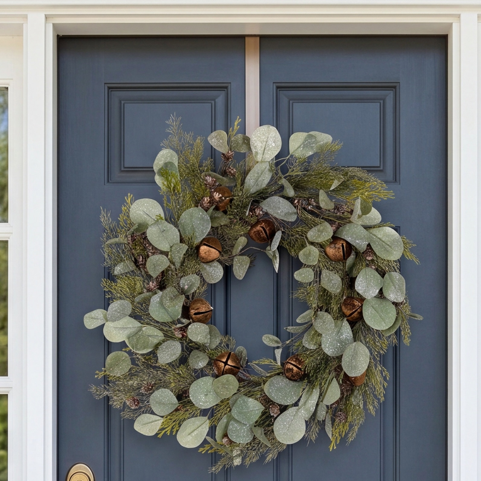 22'' Faux Cedar Plastic Wreath