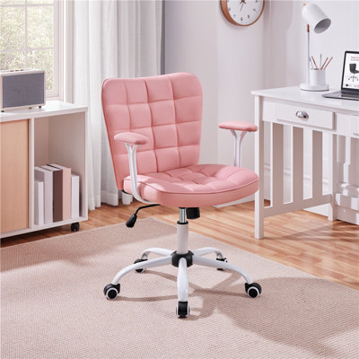 Karragh Upholstered Task Chair with Removable Arm by Wrought Studio