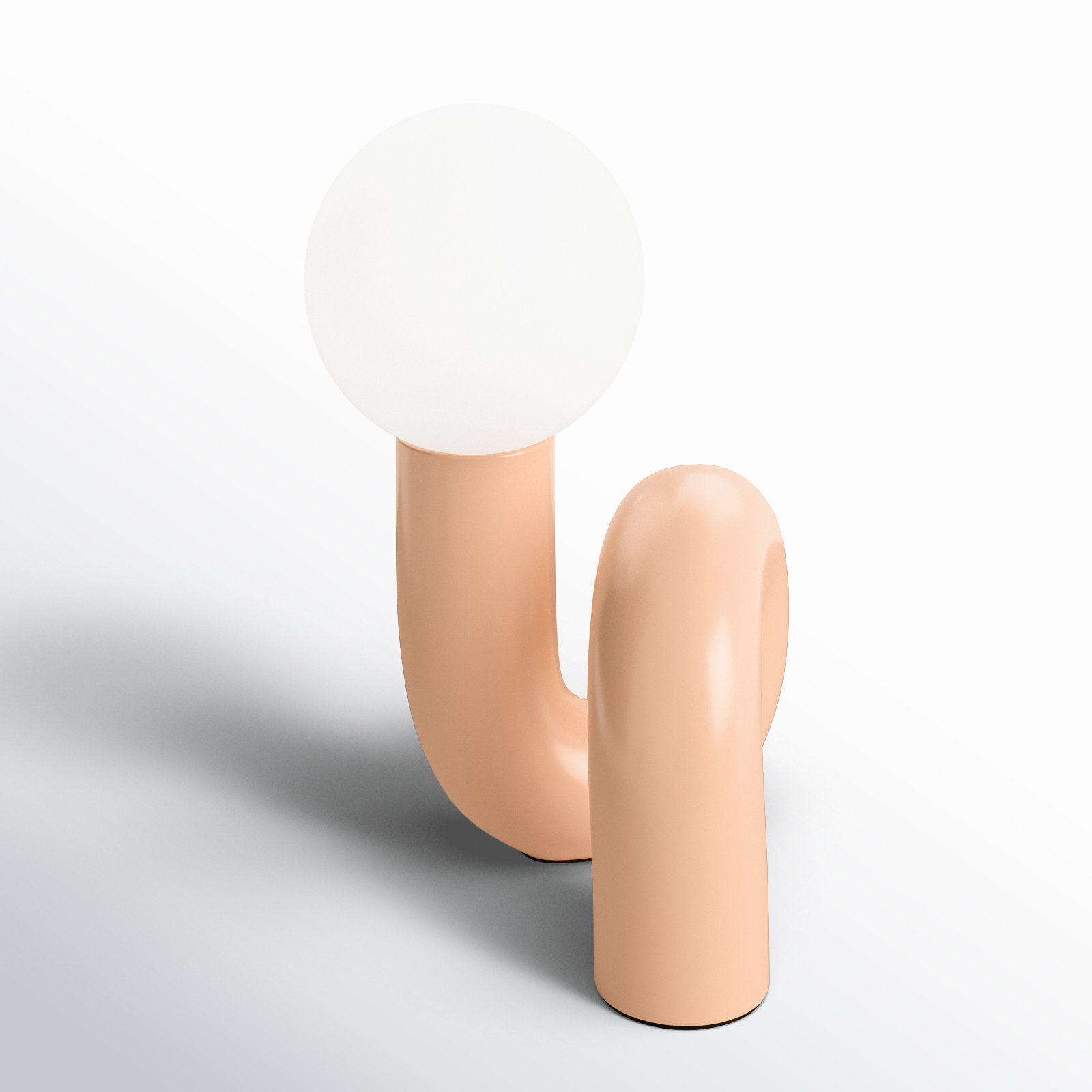 Verda Resin Table Lamp, Pink