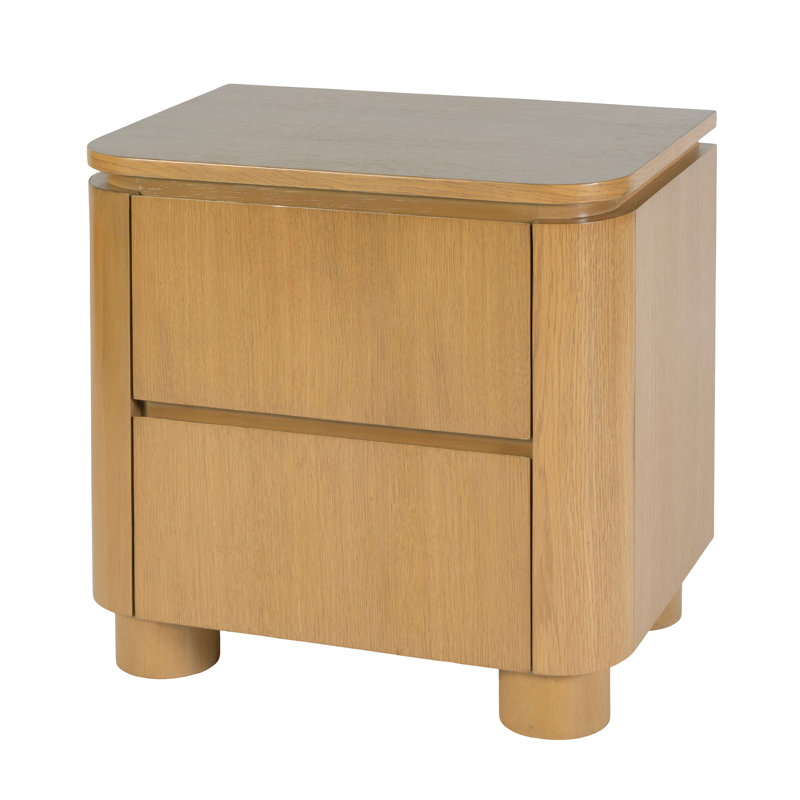 Table de chevet 2 tiroirs Mari
