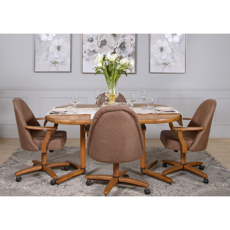 Ensemble repas 5 pièces Chromecraft - Roulettes incluses