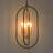 Kaylaa 4 - Light Moden Gold Black Lantern Geometric Chandelier