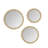 Benjamina Iron Round Mirror