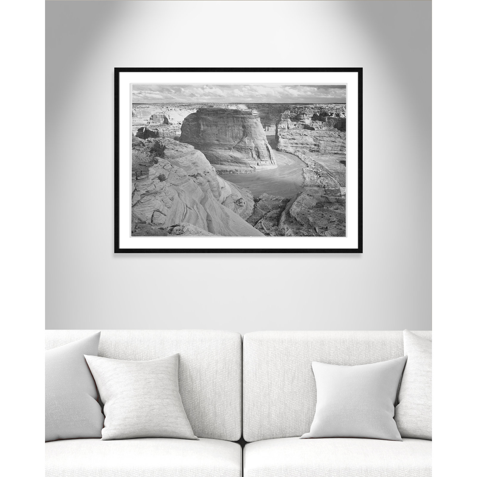 Canyon De Chelly Arizona 2 by Adams, Black, 25.5" H x 35.5" W x 0.75" D
