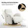 Taye Cuddle 32.25" Modern Swivel Glider Power Recliner with Electric Headrest and Lumbar Support
