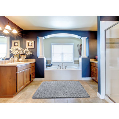 Esean Solid Colour Shag Area Rug