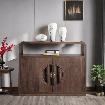 Nouveau cabinet d'appoint chinois à mortaise et tenon