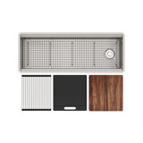 Culinario 50" Stainless Steel Chef/Workstation Sink With Accessories
