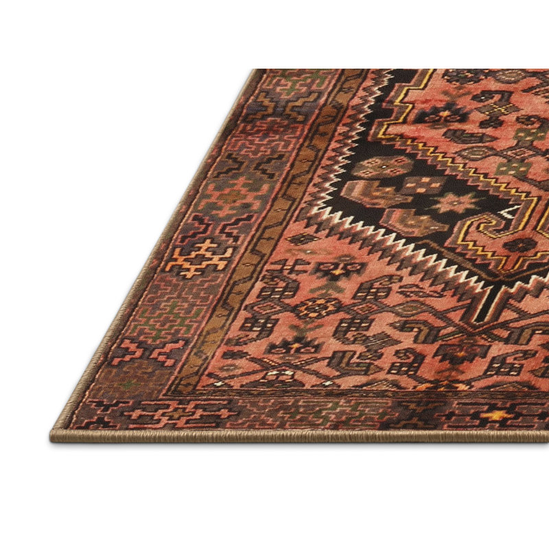 Tapis brun Southwestern, Rectangle 7 pi x 9 pi