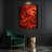 Abstract Figurative 72 Red Canvas Wall Art