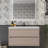 Emert 35.5'' Single Bathroom Vanity with Acrylic Top-1304421311