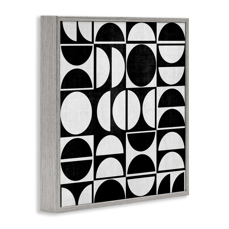 «Ba-234», impression en noir et blanc encadrée sur bois par Natalie Carpentieri, Estampe numérique Farmhouse