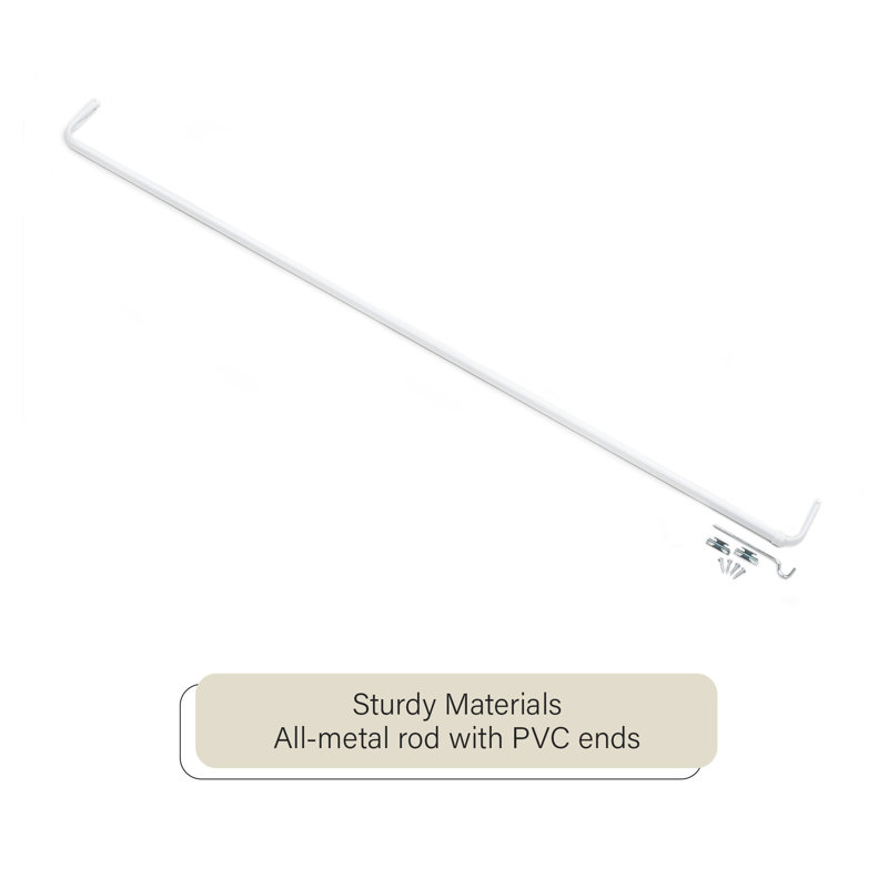 Largeur totale réglable x tringle à rideaux simple Fantasia, 28" - 48"