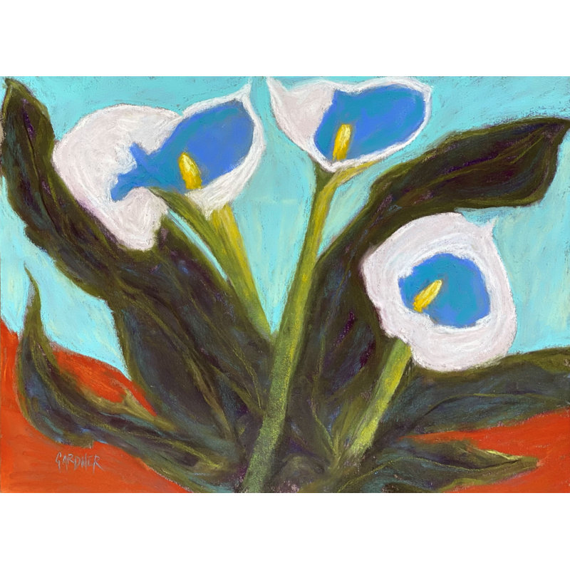Wall Flowers Print by Dina Gardner, Wrapped Canvas, 18" H x 24" W x 1.5" D