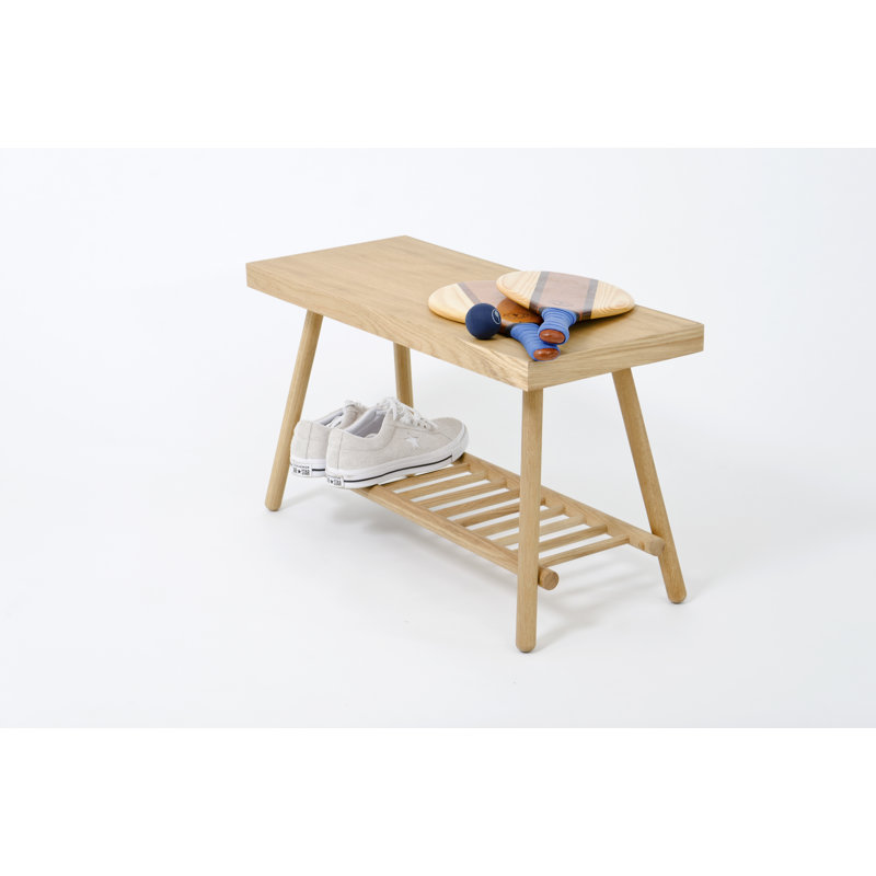 Phillipa Solid Wood Storage Bench