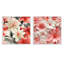 Greenock - Ensemble de 2 collages carrés floraux-101854437-101854435