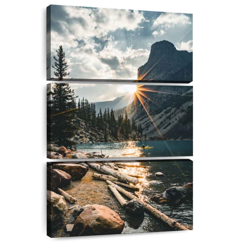 Alvord Moraine Lake Sunburst, H 32 po x l 20 po