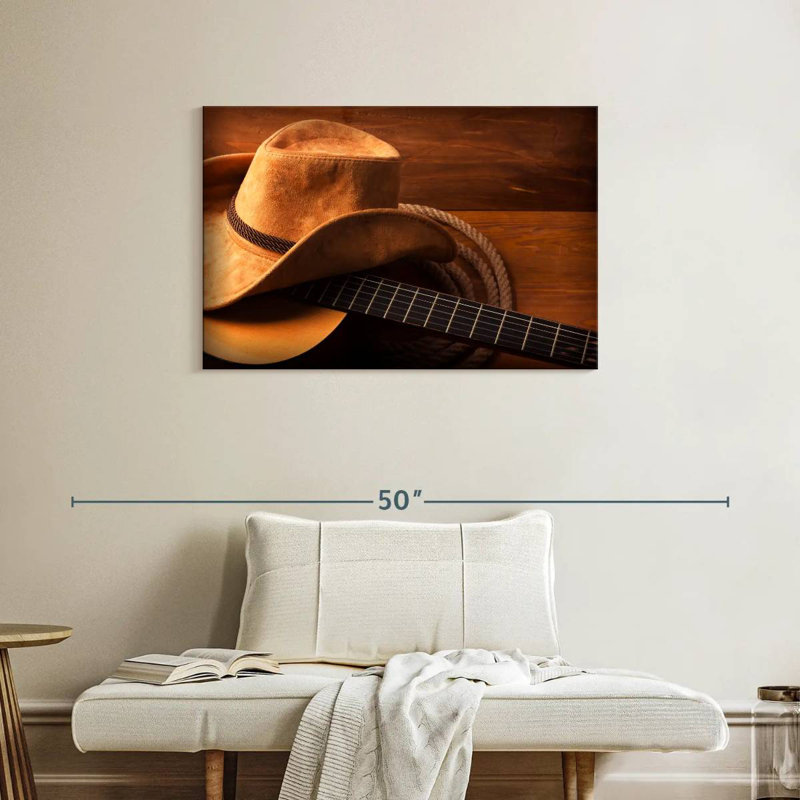 Guitare Western Country, H 24 po x l 36 po